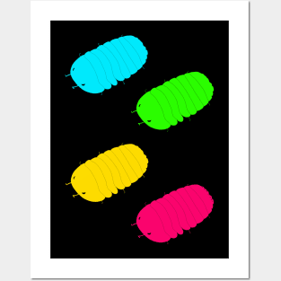 Woodlice (Isopoda) cute and colorful Posters and Art